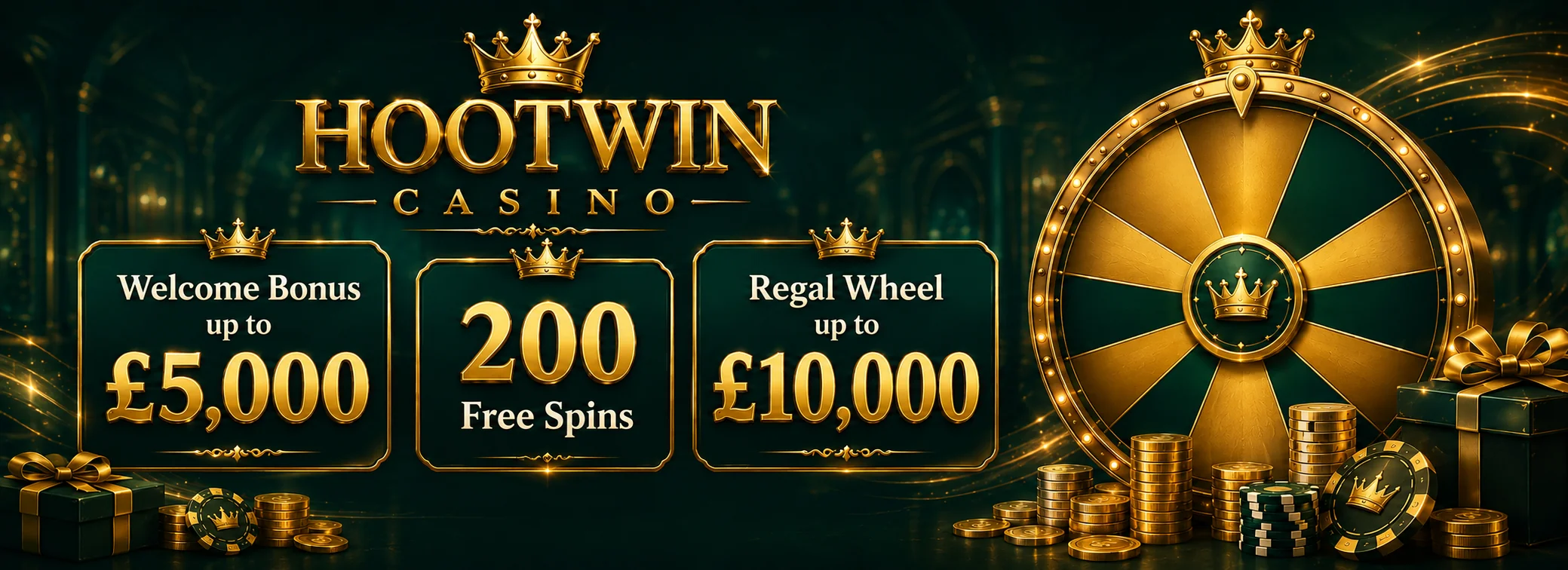 Welcome package + 200 free spins